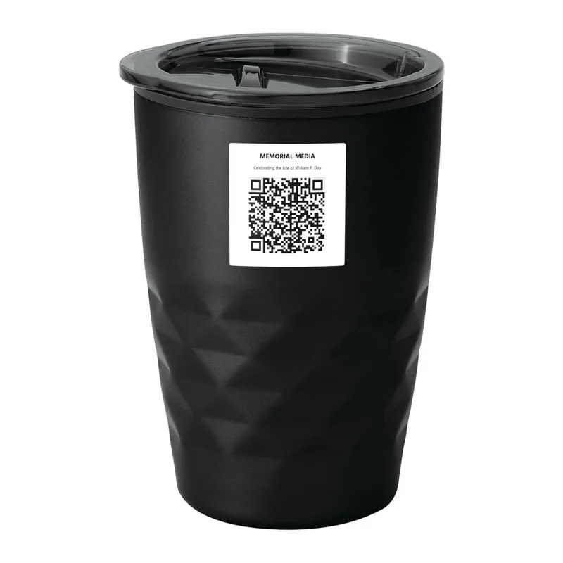 Tumbler with QR code